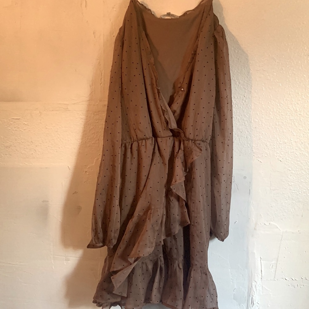 Never worn dark mauve dress.